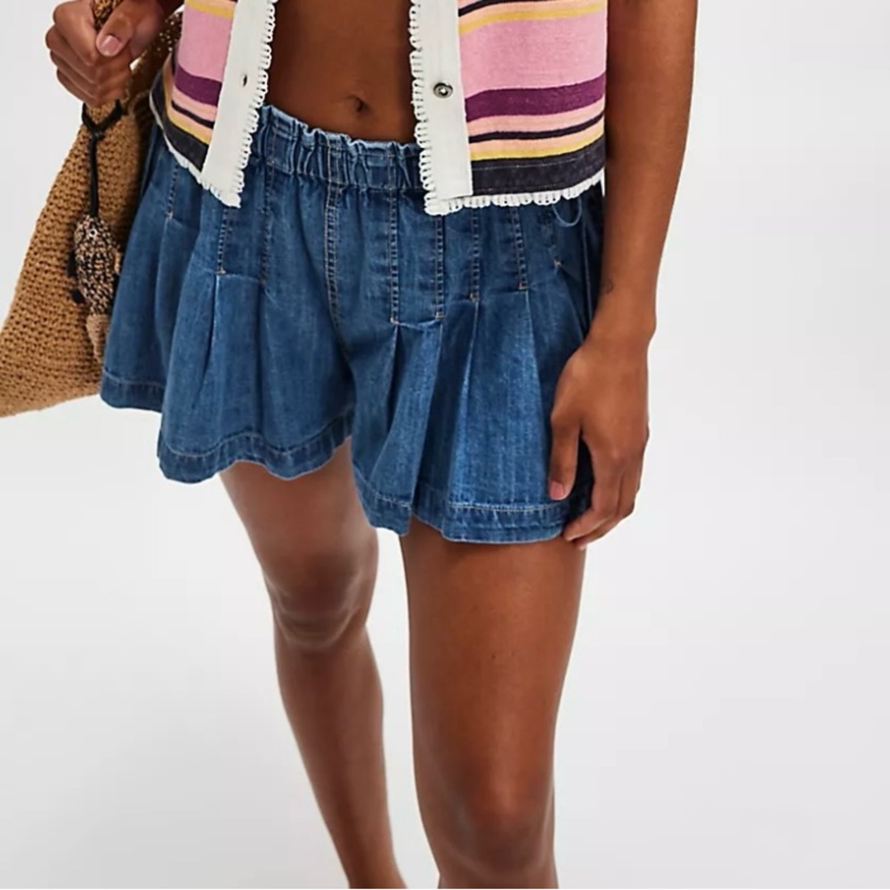 Denim Blue Women's Shorts